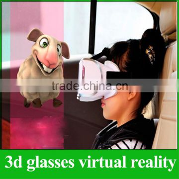 Plastic Google Cardboard VR Virtual Reality Glasses 3D Glasses With Magnet Oculus Rift DK2 For 3D Movie Video Games Glasses