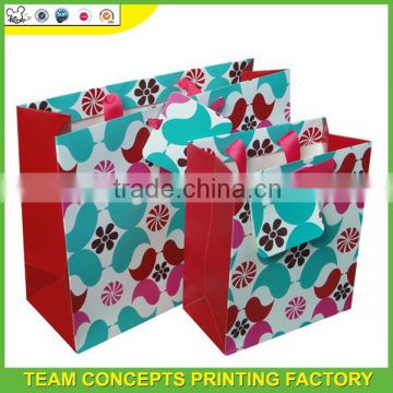 Colorful small flat paper bag wholesale