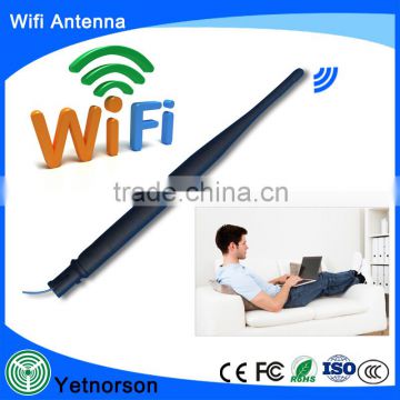 2.4G 5.8G rubber duck 5db wifi dual band antenna with ipex connector and 1.13 cable