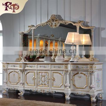 Antique reproduction french furniture-royal furniture french style-European canopy cabinet