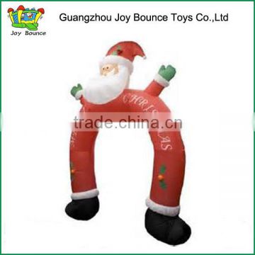 2015 christmas inflatable arch decoration/ advertising santa claus arch