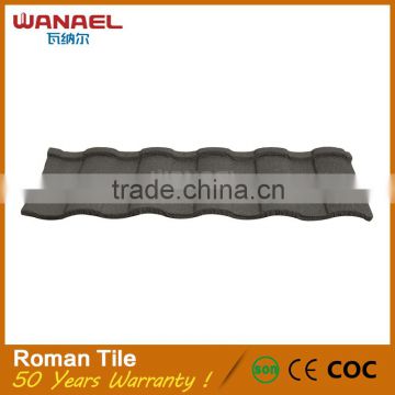 Lowes metal roofing sheet price Roman type new style decorative roof tiles