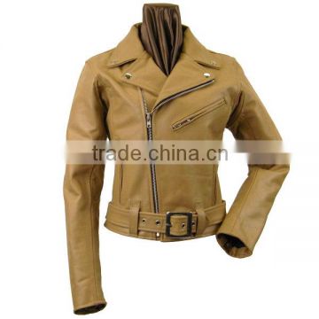 100% real Men's Leather fashion motorbike Jackets 224