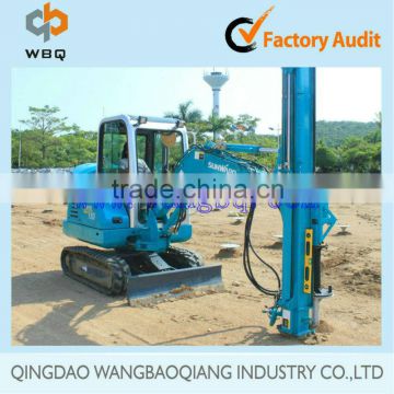 SWDL 150 screw piles machine for solar mounting system
