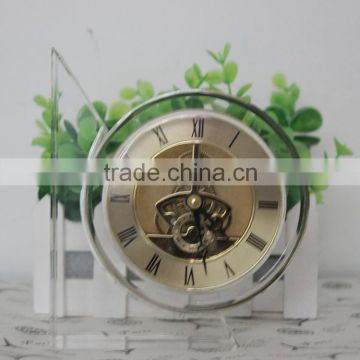 Fashion personalized beautiful crystal desk clock