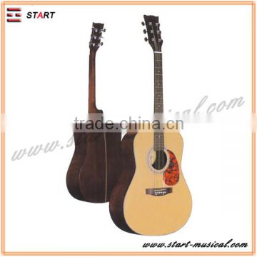 7 Strings fully handmade solid wood 38 inch acoustic guitar