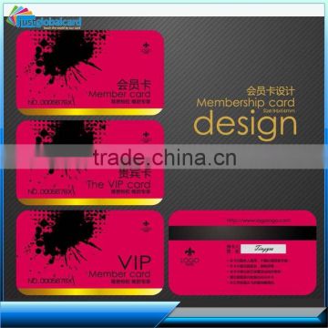 super matte ISO Standard Colorful Plastic PVC Magnetic Cards pvc RFID card