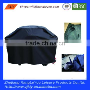 Round BBQ Material Black BBQ Cover