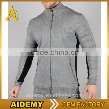 Manufacture of athletic apparel wholesale high collar pullover hoodie zipper jumper hoodie