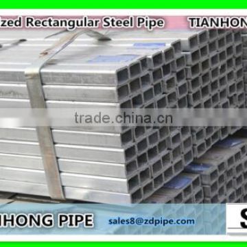 Q235 75*75 Square ASTM A500 Galvanized Steel Pipe