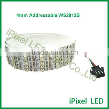 addressable ws2812b 4mm PCB width led strip for some special project