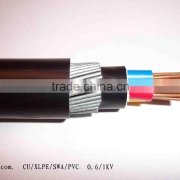 3 core 300mm2 XLPE amoured cable N2XYBY cable