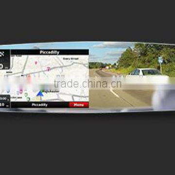 frameless interior rear view mirror with rear camera display and ultra high brightness