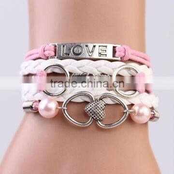 MYLOVE Wrap bracelet love jewelry handmade MLBZ020