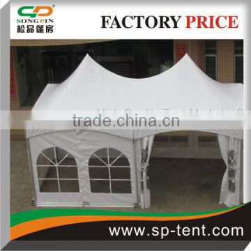 Cheaper 10x20ft peaked roof tent with Windows Wall covers