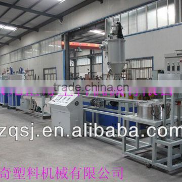Inlaid cylindrical dripper drip irrigation production line