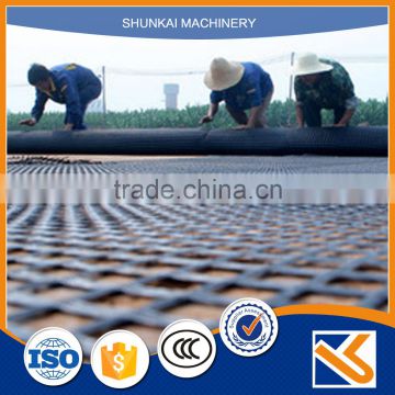 Road reinforcement biaxial plastic geogrid
