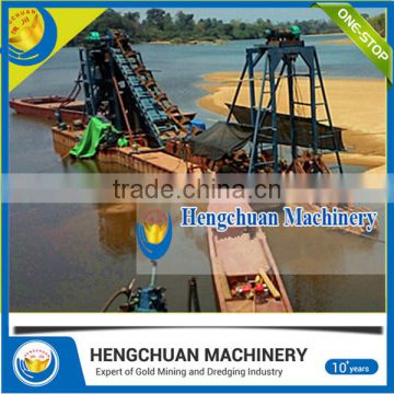 Factory Directly sand/gold chain bucket dredge with high efficiency With Stable Function