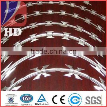 Hot sale low price razor barbed wire (manufacturer)
