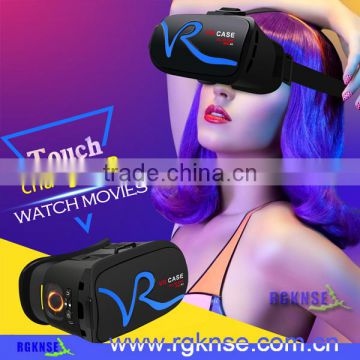 hot selling rgknse RK-A1 new design bluetooth vr 3d all in one vr headset glasses for all samrtphone