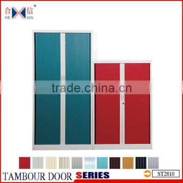 Executive Steel Side shutter door storage cabinets ,sturdy tambour door office cabinets,steel cupboard