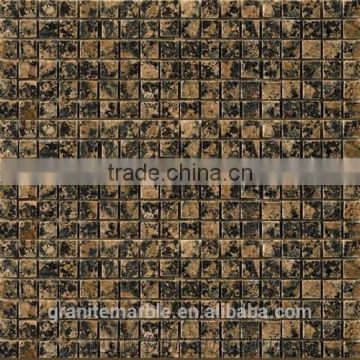 High Quality Brown Granite Mosaic For Bathroom/Flooring/Wall etc & Mosaic Tiles On Sale With Low Price