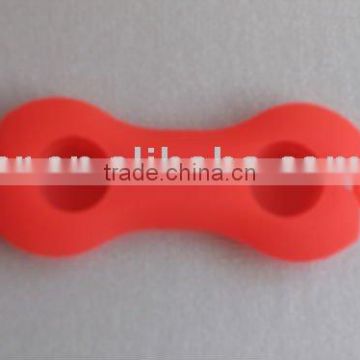 fashionable silicone earphone rubber bobbin winder