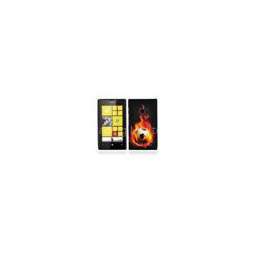 Unique Fire Football Hard Nokia Mobile Phone Cases ,  Nokia Lumia 520 Covers