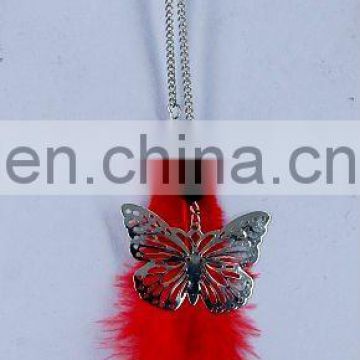 fashion new design feather earring long FHE-0050