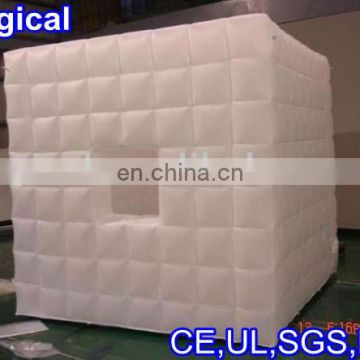 inflatable cube dice shape/ mini inflatable cube tent