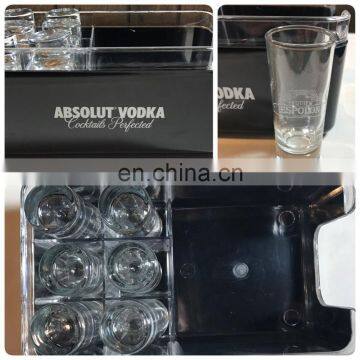 Double colored Absolut Vodka Bar Caddy Napkin Holder