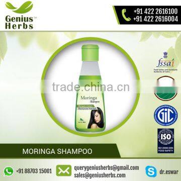 Quality Assured Moringa Shampoo for Moisturising, Nourishing, and Emollient