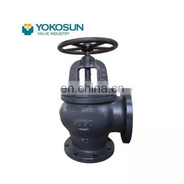 Factory Hot Selling Temperature Resistance For Shipbuilding JIS F7306 5K Marine Cast Iron Angle Valve