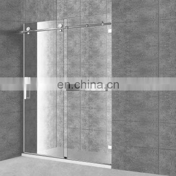 Clear glass doors for hotel bathroom tempered colored glass doors frosted glass doors price