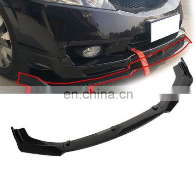 Honghang Factory Manufacture Auto Parts Customized Color Universal Front Bumper Lips Universal For Sedan Coupe Cars