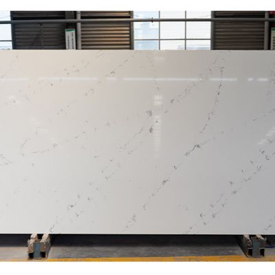 Code：7255，Calacatta artificial stone quartz slab kitchen countertops