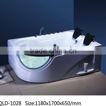 New design factory made ABS combo whirlpool massage bathtub