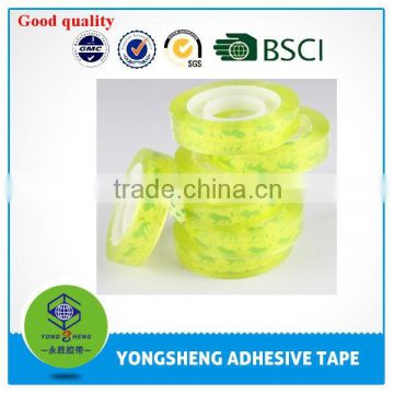 Wholesale BOPP Colorful Office Transparent Stationery Tape