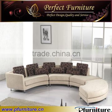 Fabric half circle sofas supplier PFS5661