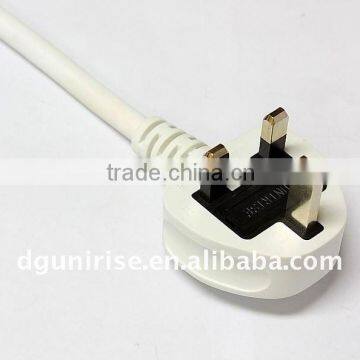 BS1363 standard fused plug BS power cord