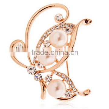 Wholesales high quatity butterfly rhinestone brooches Gifts