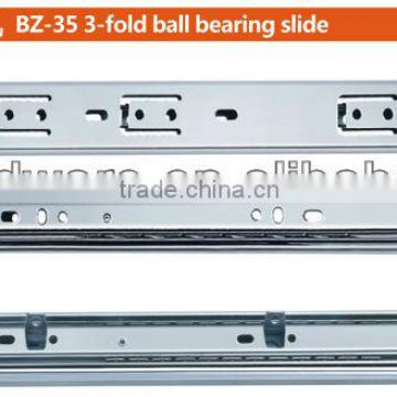 3-fold ball bearing drawer slide 35mm width