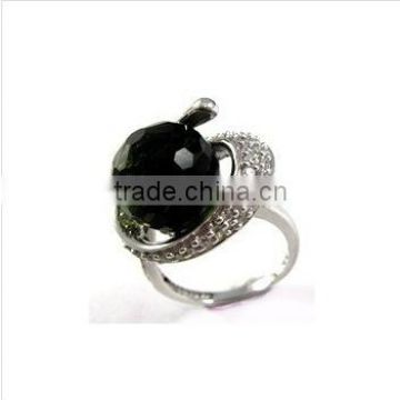 plating rhodium silver ring/wholesale price ring/silver jewelry ring