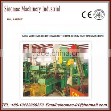 BJ36 Automatic Hydraulic Thermal Chain Knitting Machine/China Chain Making Equipment