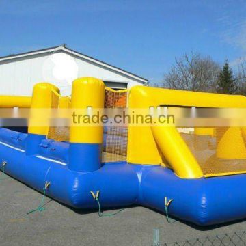 inflatable football field/inflatable human table football