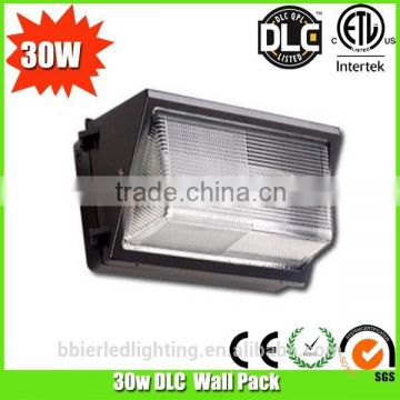 DLC ETL listed waterproof 30w led wall mount lamp