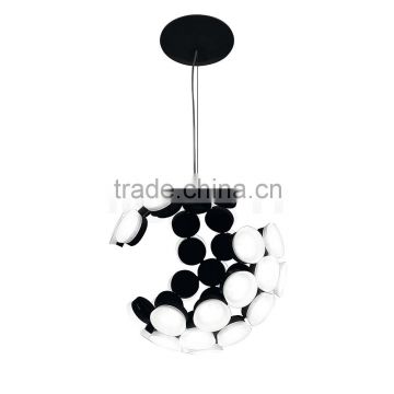 Contemporary Simple Aluminum & Acrylic LED Pendant Lamp for Home and Hotel Decoration