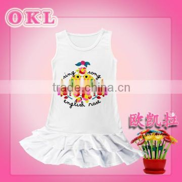 China hot sale good quality cheap prom dress set sweet girl dress baby clothes set