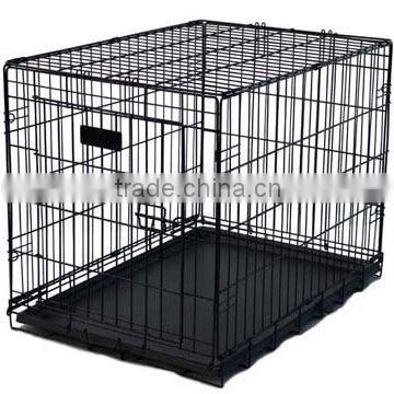 Collapsible Dog Metal Cage with Tray