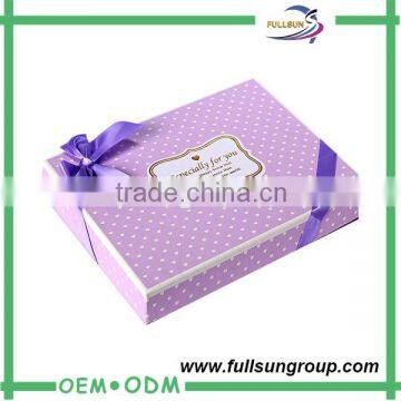 high quality custom rigid paper folding handmade gift boxes